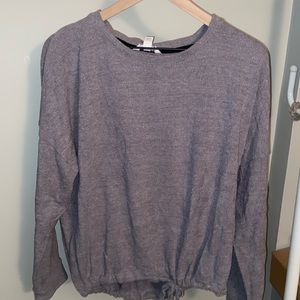 3 Dots M Grey Sparkly Long Slv